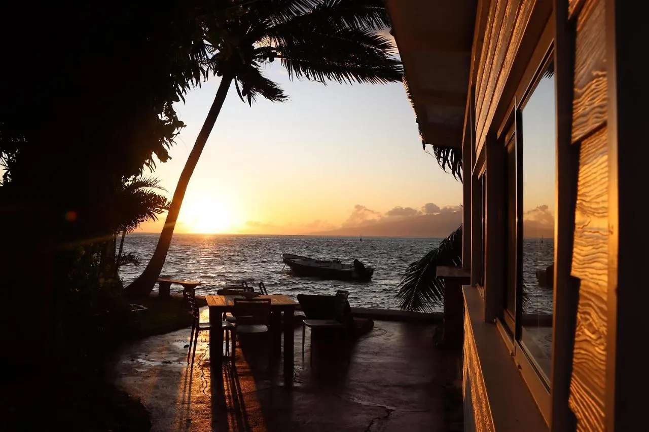 Moorea - Bungalow Chez Papou Afareaitu フランス領ポリネシア
